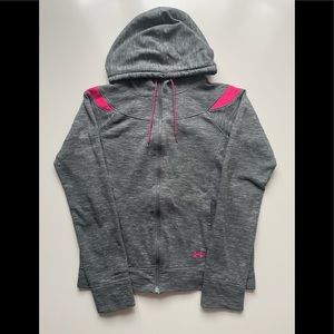 Under Armour Grey/Pink Hoodie